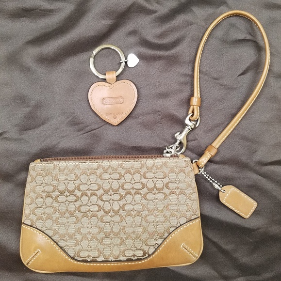 Coach Signature Wristlet and Keyfob - Picture 2 of 3